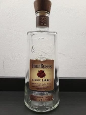 Four Roses Single Barrel Bourbon Whiskey empty 70cl bottle