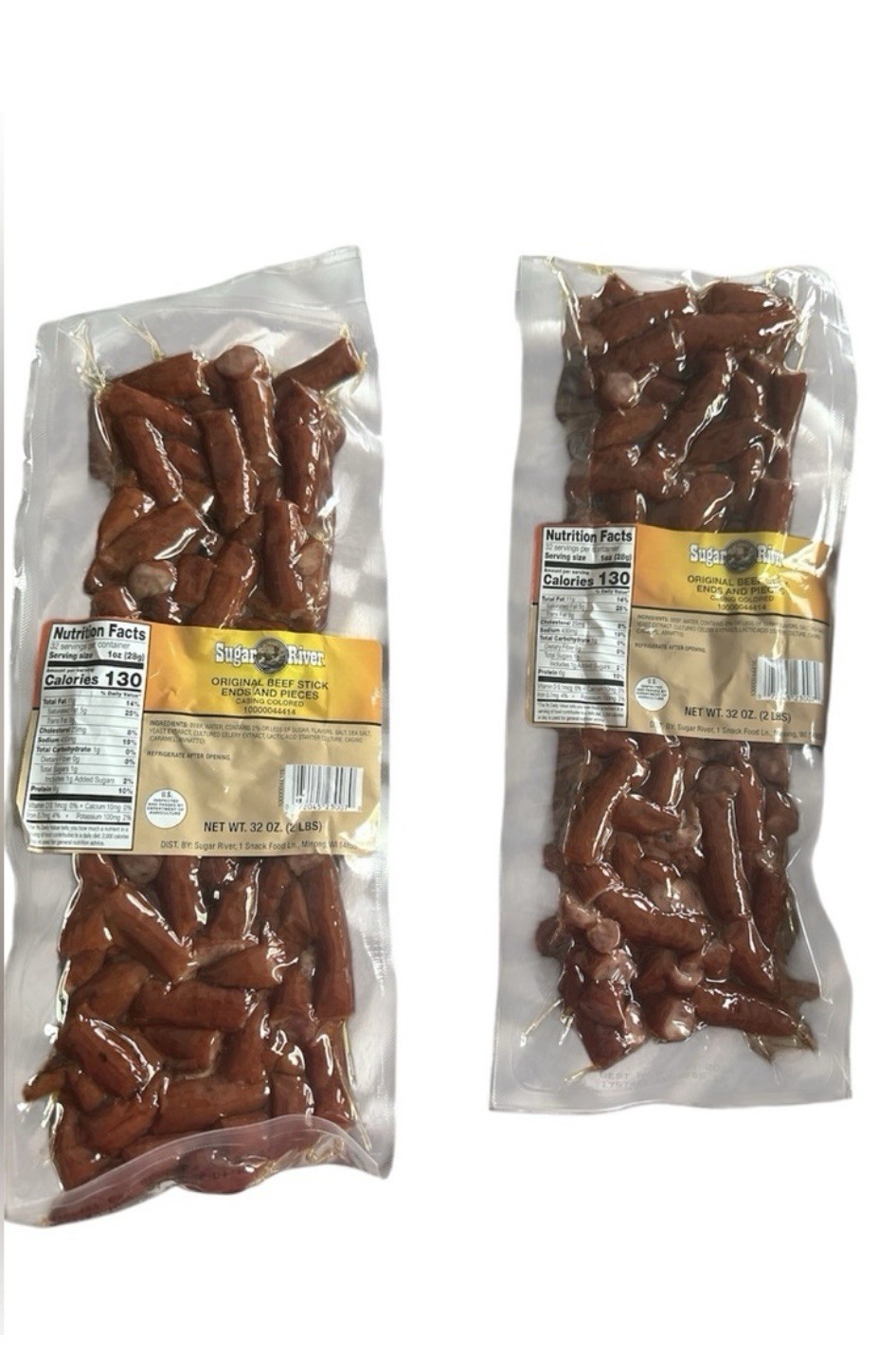 Org Beef Stick Ends BULK 4 Pounds (2x 2 lbs) Sugar River NEW