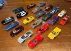 Vintage lot of 20 + Hot Wheels Lamborghini, Ferrari, Benz, Sol-air, Jaguar +Cars