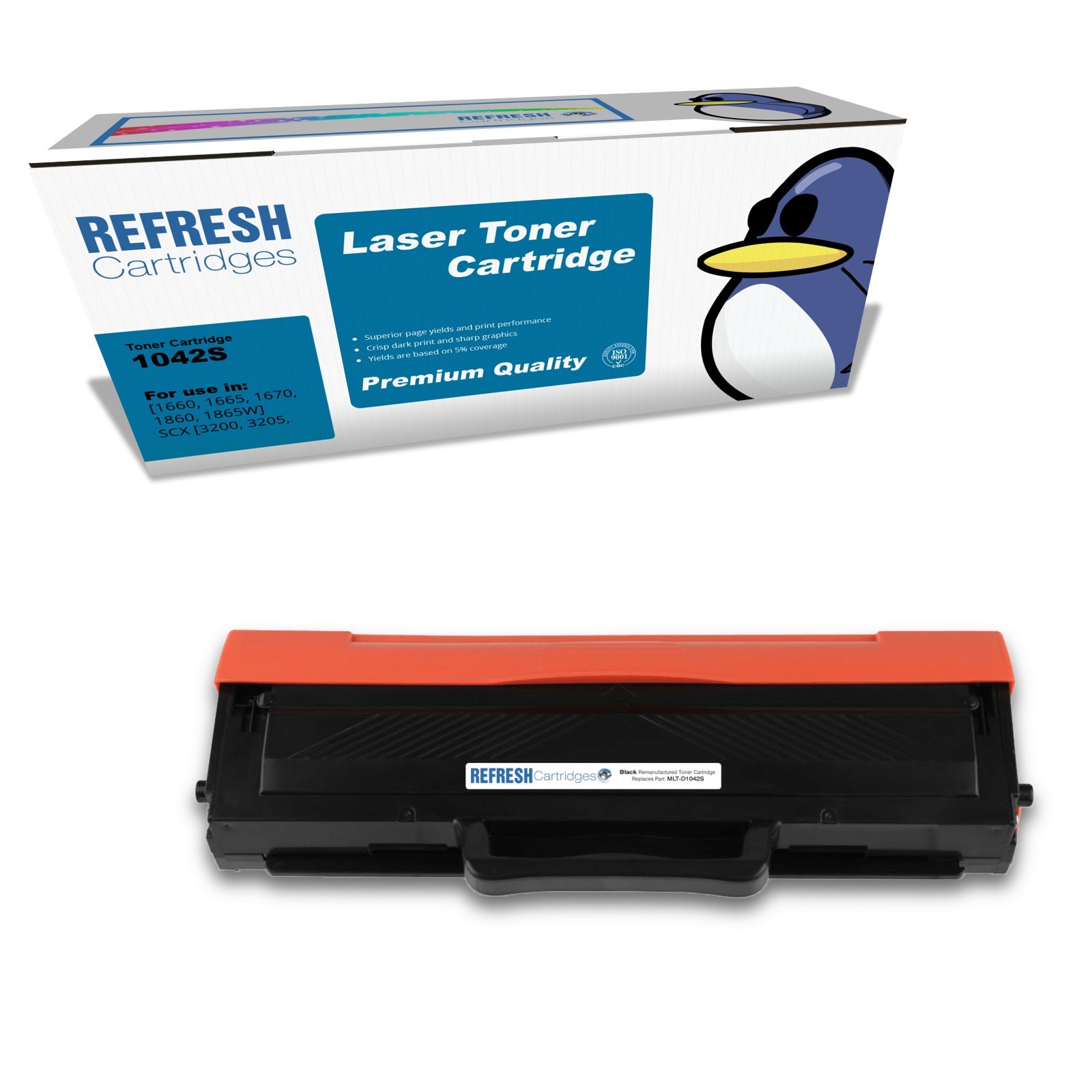 Refresh Cartridges Black 1042S Toner Compatible With Samsung Printers