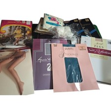Vintage Lot Panty Hose True Elegance Fredericks of Hollywood Sheer Support Silky