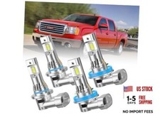 LED Front Light Bulbs fit For Fit for GMC Sierra 1500/2500/3500 2007-2013,
