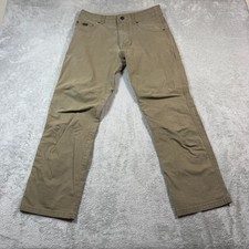 KUHL Revolvr Pants Mens 30x30 Measure 32x28 Beige Hiking Utility Stretch 5232