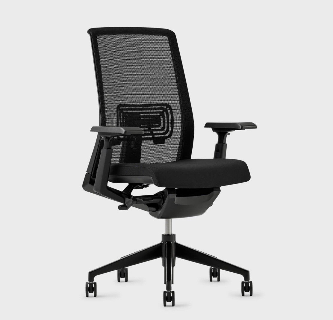 Black  Mesh Ergonomic Adjustable Office Chair