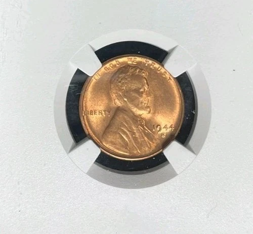 1944-S LINCOLN WHEAT CENT ~ NGC MS 65 RD ~BEAUTIFUL COIN~REF#98-002