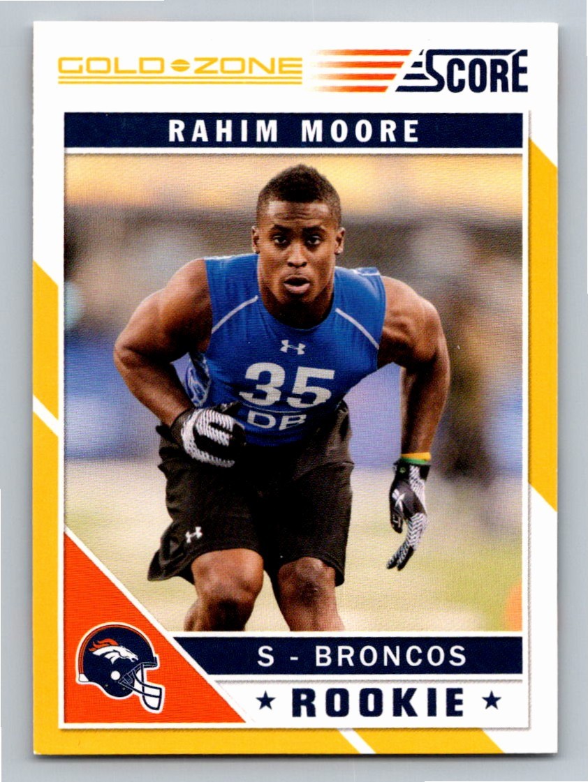 2011 Score Gold Zone Rahim Moore 376