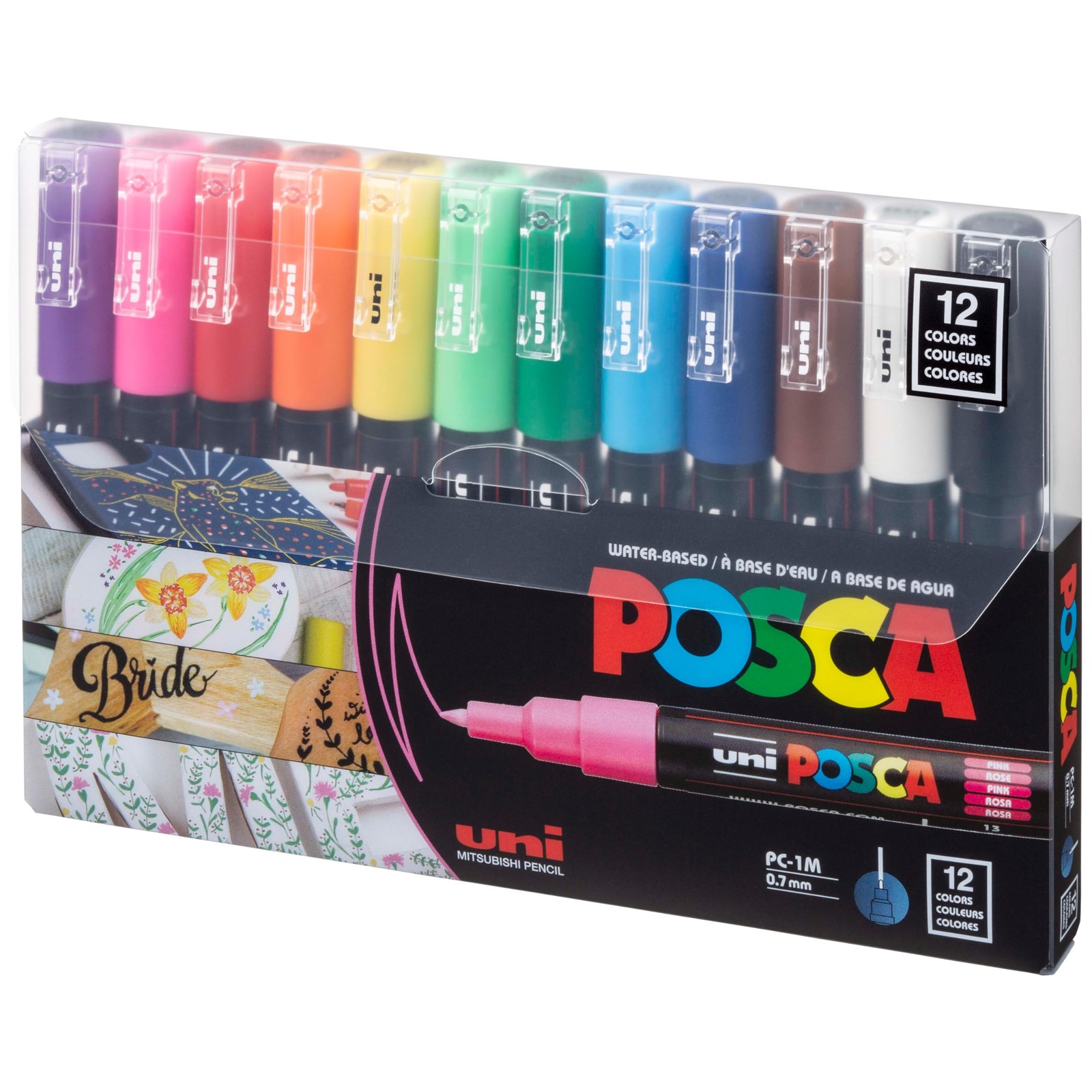 - Set Of 12 Extra Fine Point Acrylic Pens