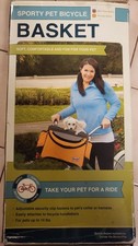 Snoozer Buddy Bike Basket up to 14 Pounds -  Pet Clips to Collar