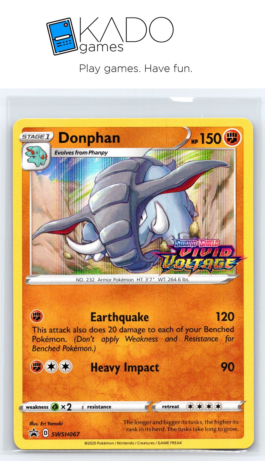 SWSH: Sword & Shield Promo Cards #SWSH067 Donphan