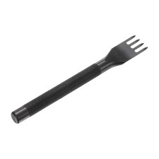 4mm 4-Zacken Lochstanzer für Leder für Handnähen, schwarz