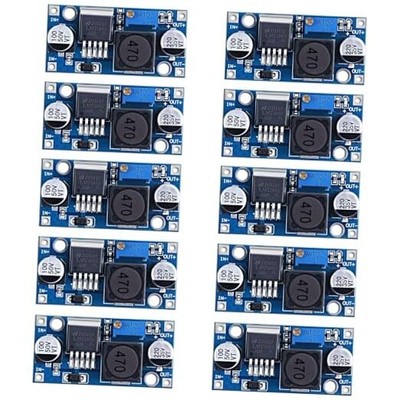 10 Pack LM2596 DC-DC Adjustable Buck Converter 3.0-40V to 1.5-35V Power Supply 