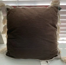 Threshold Brown 20x20 In Pillow Removable Cover