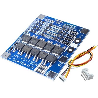 4S 30A 12.8V LiFePo4 LiFe Akku Balance Schutz Platine BMS PCB 18650 Protection