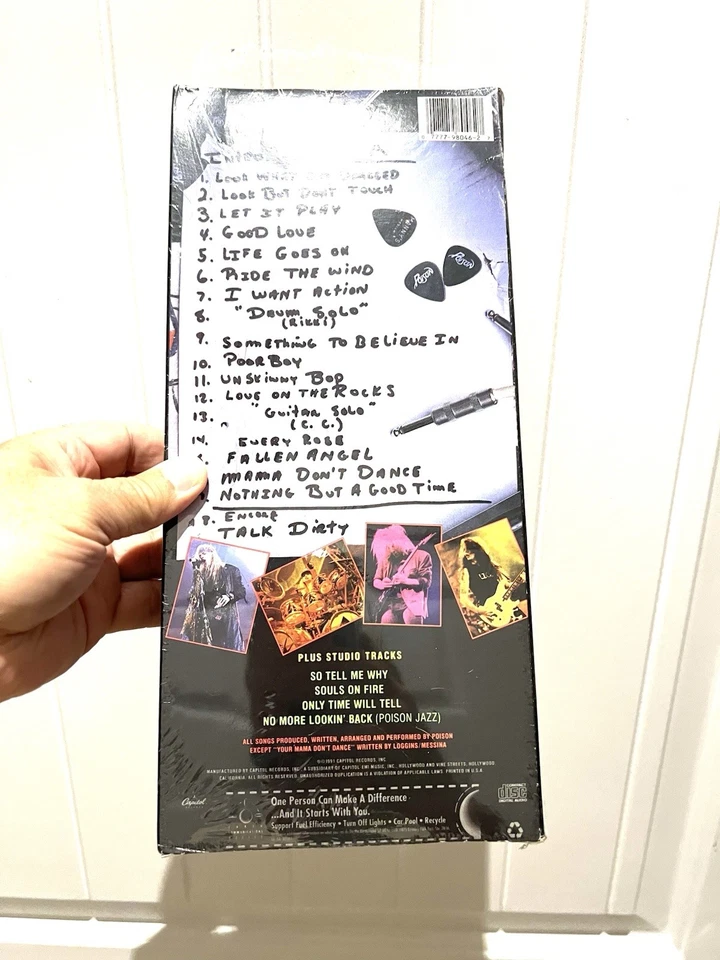 POISON “SWALLOW THIS LIVE” LONG BOX -2CD Factory SEALED w/retail Sticker - Image 4 of 4