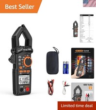 Professional 6000 Counts Multi-function Clamp Meter - Accurate NCV and Data Hold