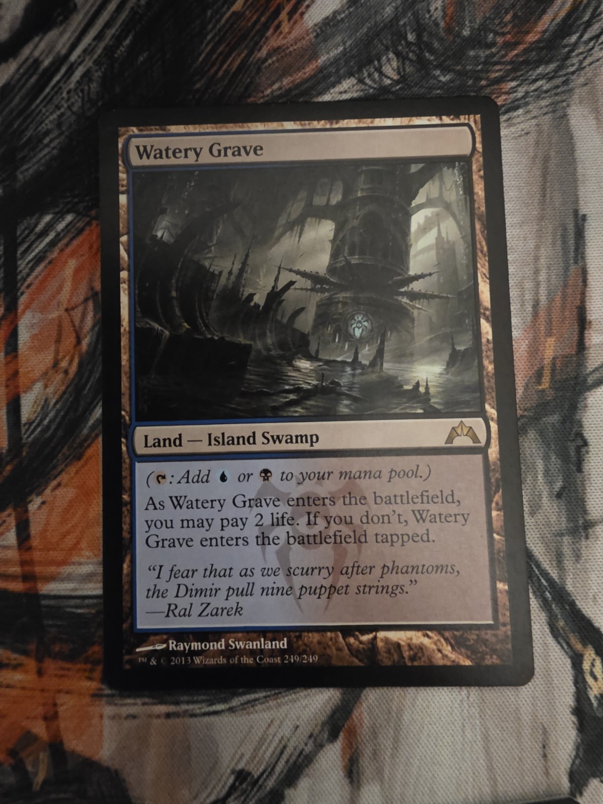 Watery Grave Gatecrash Regular MTG Card 249 Magic: The Gathering Lp