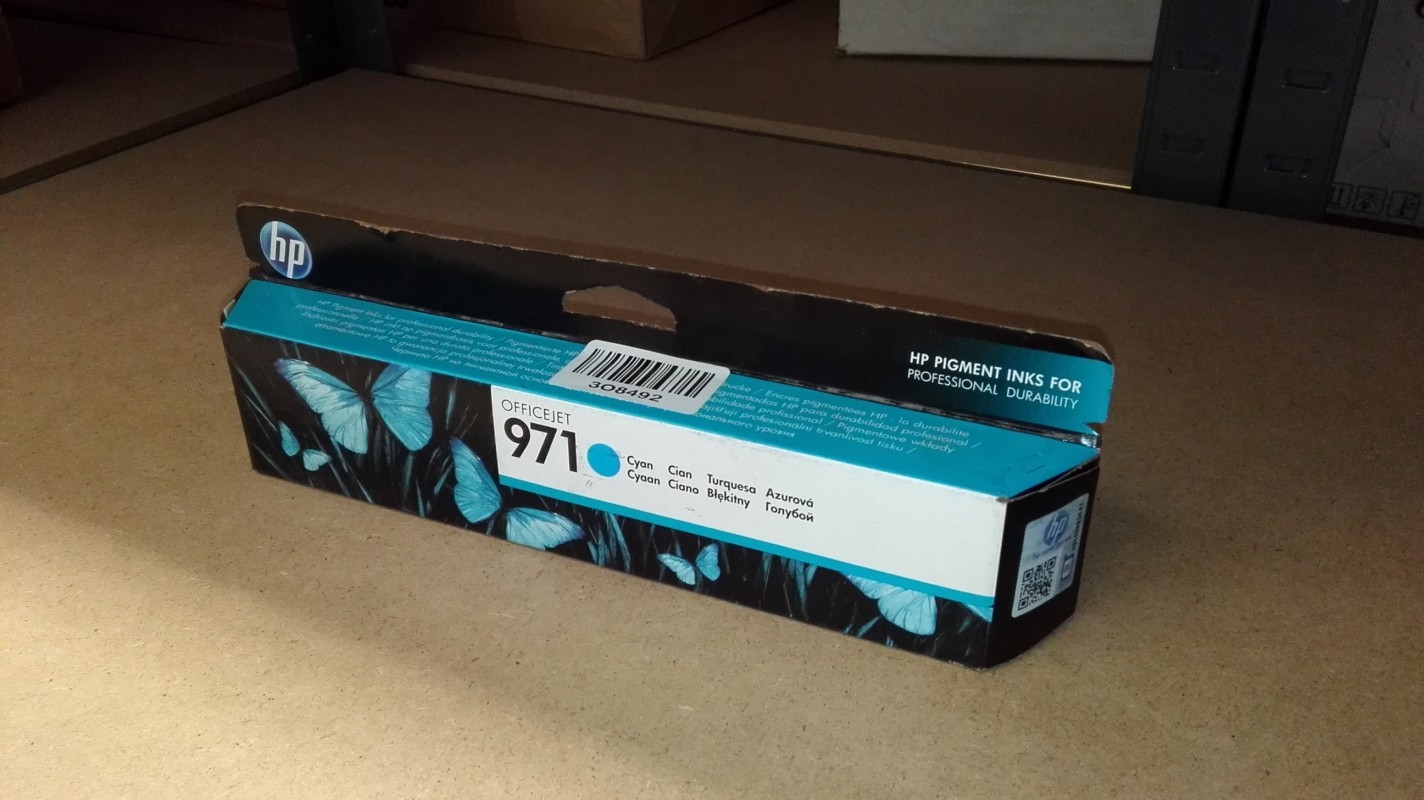 HP 971 Tintenpatrone CN622AE, Cyan für HP Officejet Pro X576dw