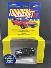 1999 Johnny lightning BLACK CHEVY CAMARO Thunderjets 500 Pull Back CAR SNAP BODY
