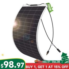 300W Flexible Solar Panel Mono 12V Portable Power Camping Home RV Battery Charge
