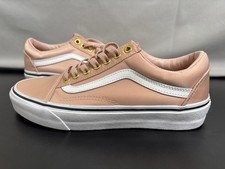 Vans Old Skool Satin Lux Rose Pink Womens Size 8 Skateboarding Sneakers Shoes