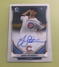 Jake Stinnett 2014 Bowman Draft Chrome Draft Pick Auto #BCA-JST Auto