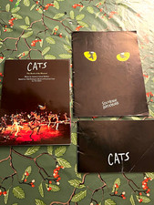 Vintage Cats Musical 1980s london Theatre Programme Brochure Book Bundle
