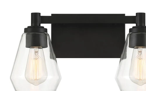 Minka Lavery 5702 Clarity 2 Light 16"W Vanity Light - Coal - Picture 11 of 11