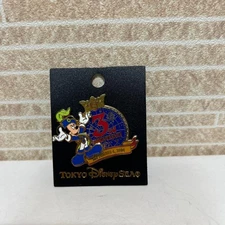 Tokyo DisneySea 3rd Anniversary Pin Badge Mickey Mouse TDS TDL TDR 2004