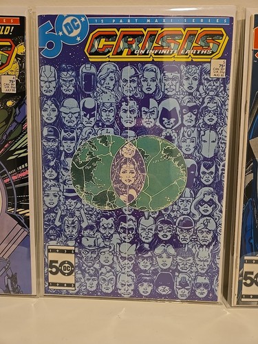 CRISIS ON INFINITE EARTHS #1-12 (1985) COMPLETE NM Death of Super-Girl & Flash - Picture 6 of 13