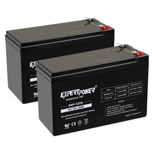 ExpertPower 12V 7Ah - SLA Rechargeable 12V Battery Pack of 2 for Ride-On To...