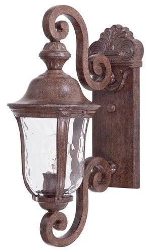 The Great Outdoors GO 8990 Ardmore 1 Light 20" Tall Outdoor Wall - Vintage Rust - Picture 1 of 3
