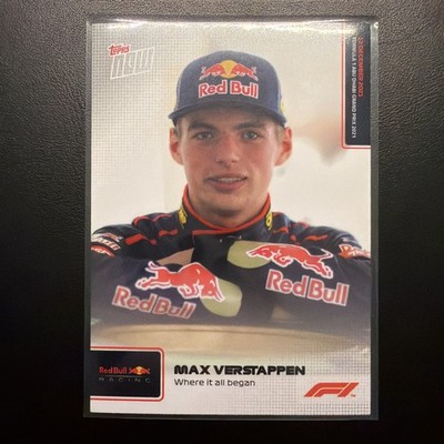 Max Verstappen - 2021 Topps Now F1 Where it all began PR:8083 Red Bull #084