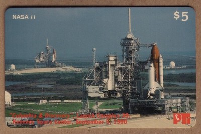 NASA 11: $5. Columbia & Discovery Shuttle Launch Complex USED Phone Card
