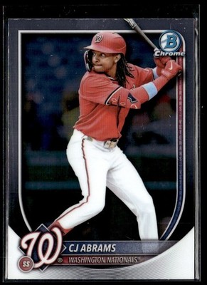 2025 Bowman Chrome CJ Abrams Washington Nationals #20
