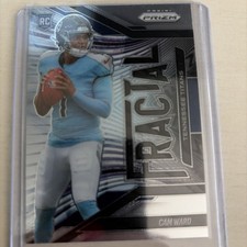 2025 Panini Prizm Cam Ward Fractal Silver Prizm #11 Tennessee Titans RC SP