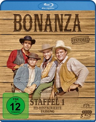 Bonanza Restored - Staffel 1: Folgen 1-32 (Paramount Restoration) [5 Blu-rays]