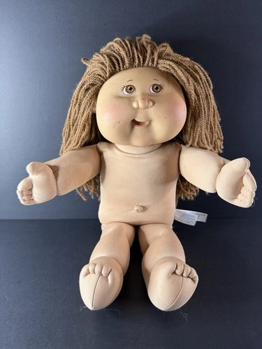 2005 Cabbage Patch Kid Doll 17" by Jakks/ Play Along - Girl, Brown Hair & Eyes