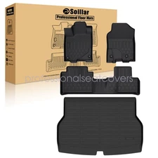 2013-2018 For Acura RDX 8-Way Power Seats TPE Floor Mats Liner & Trunk Cargo Set