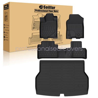 #ad #ad 2013 2018 For Acura RDX 8 Way Power Seats TPE Floor Mats Liner amp; Trunk Cargo Set $120.49