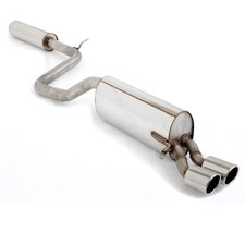 FOX Sportauspuff Komplettanlage mit OPF VW Polo AW1 GTI links 2x90mm eingerollt