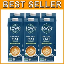 Gluten-Free Oat Creamer - Unsweetened Coffee Milk 32oz x 6