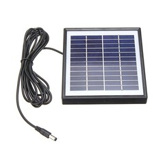 5W Outdoor Solar Panel 12V Battery Supply For Camera Power Security System