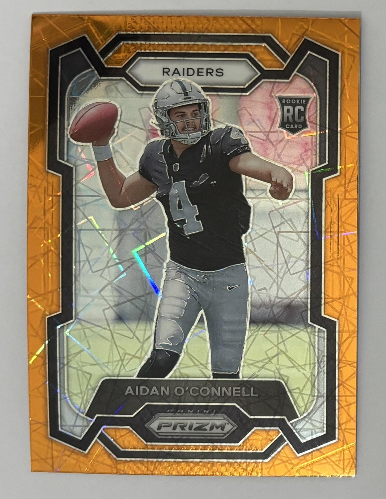 Aidan O'Connell Panini Prizm #360 Lazer