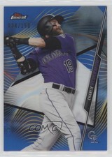 2020 Topps Finest Blue Refractor 34/150 Charlie Blackmon #23 md3