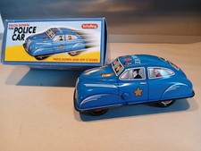Blechspielzeug Polizei Police Car blau Polizeiauto Schylling