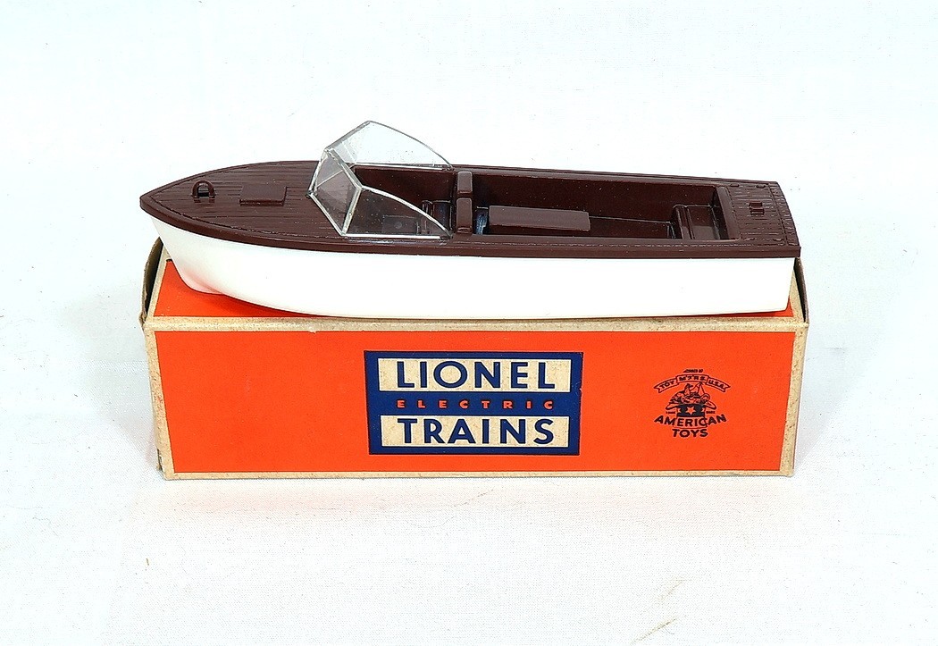 RARE Mint Brand New Postwar Lionel #6801-60 Separate Sale Boat~1957-58~wBrick OB