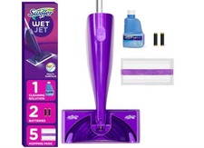 Swiffer WetJet Starter Kit Double Nozzle 16.9-fl oz Spray Mop