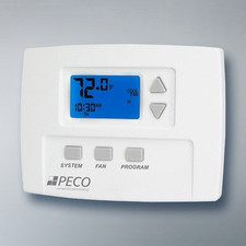 PECO T180 Programmable Wi-Fi Thermostat 7-Day 4-Period Wall Mount White