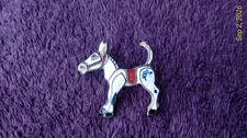 Vintage Muffin the Mule Pin Badge