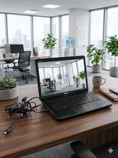 Dell Inspiron Notebook Laptop Black Built-in Webcam with Charger